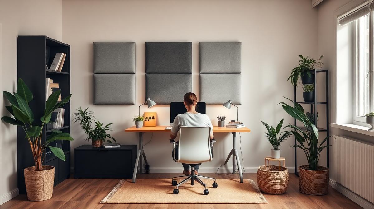 well-treated room with balanced acoustics