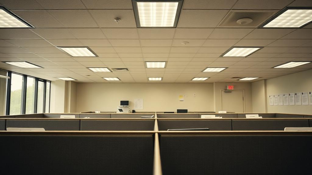 busy office environment